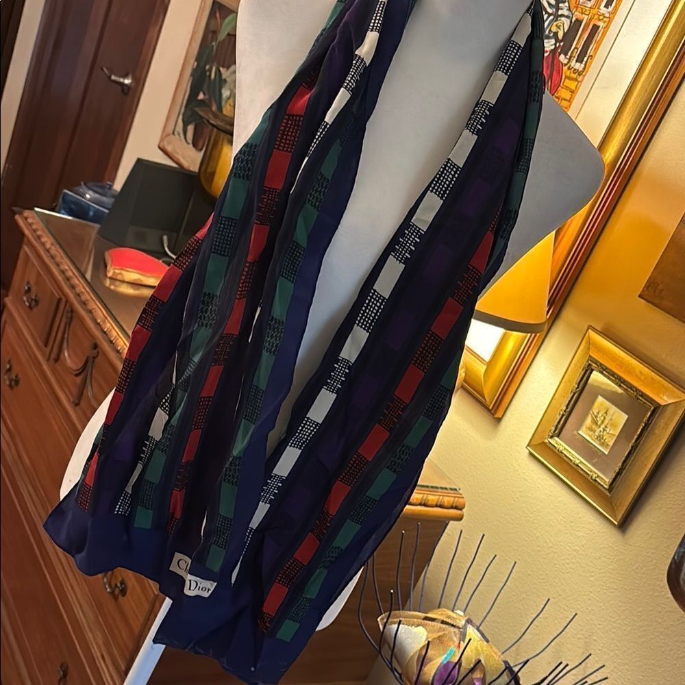 Vintage Christian Dior Silk Scarf